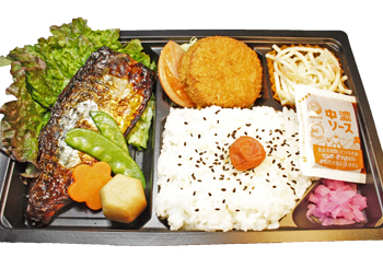 鯖味醂醤油焼弁当￥７５０